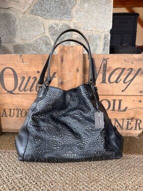 Coach mini studs Edie Bag